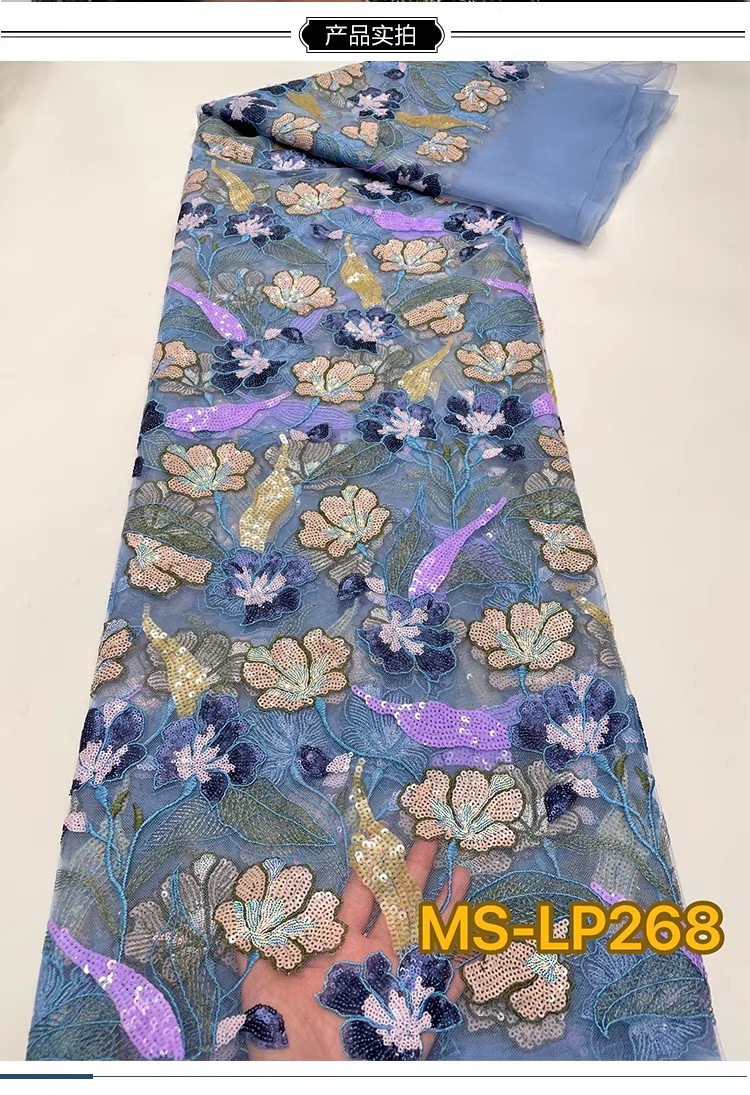 1yard Luxury Double color bead - Embroidery Beads ulasan dan harga