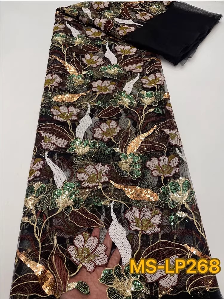 1yard Luxury Double color bead - Embroidery Beads ulasan dan harga