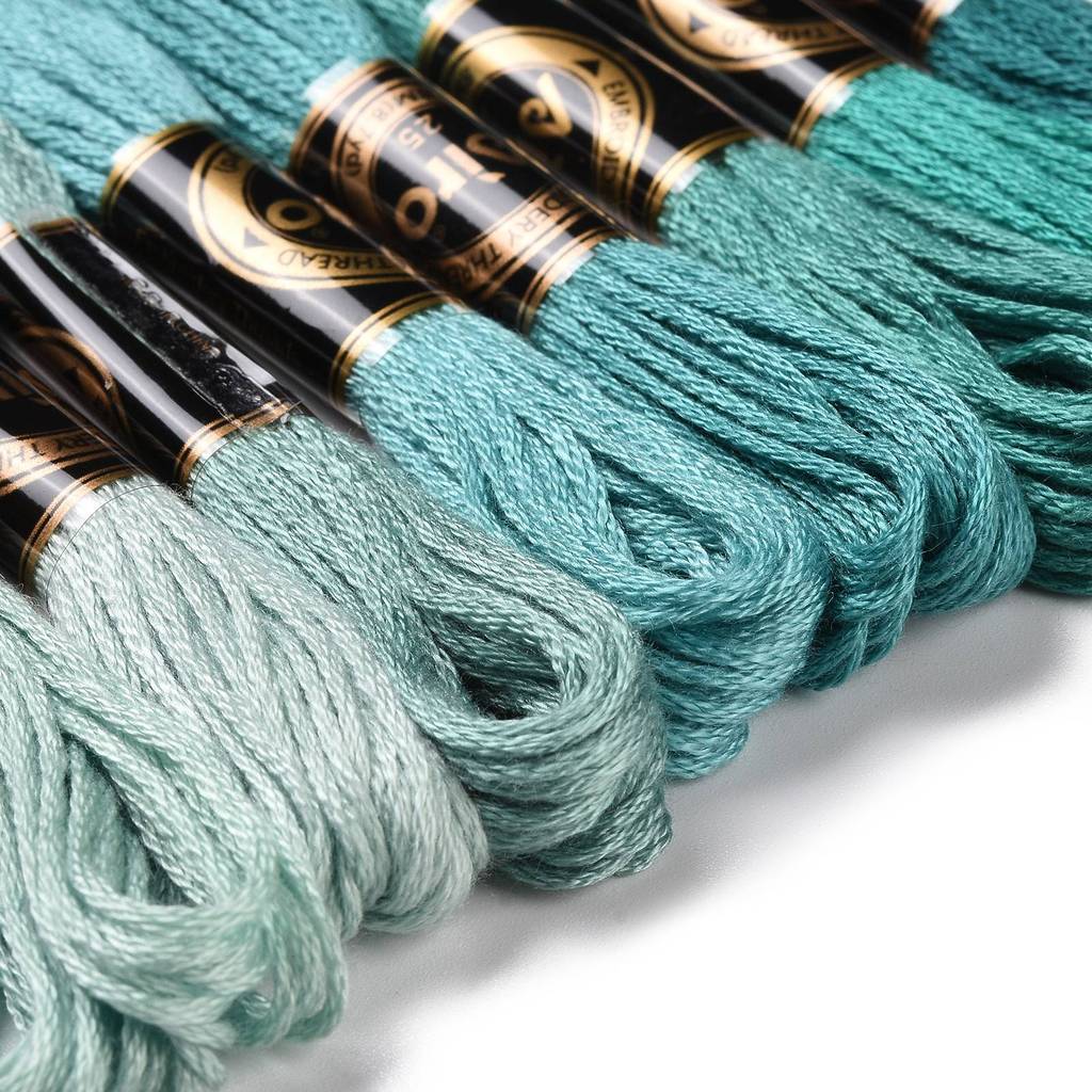 1Set 8 Skeins 0.5mm 6-Ply Poly - Embroidery Beads ulasan dan harga