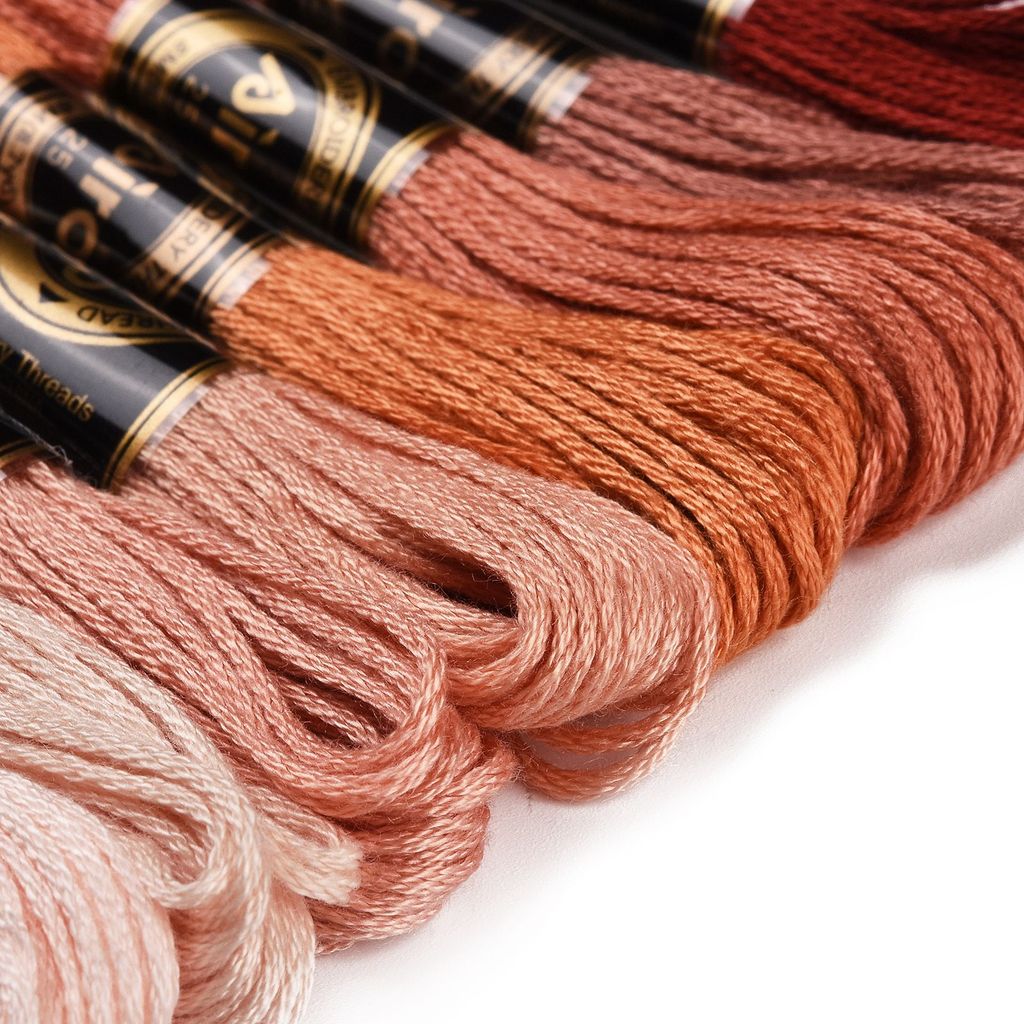 1Set 8 Skeins 0.5mm 6-Ply Poly - Embroidery Beads ulasan dan harga